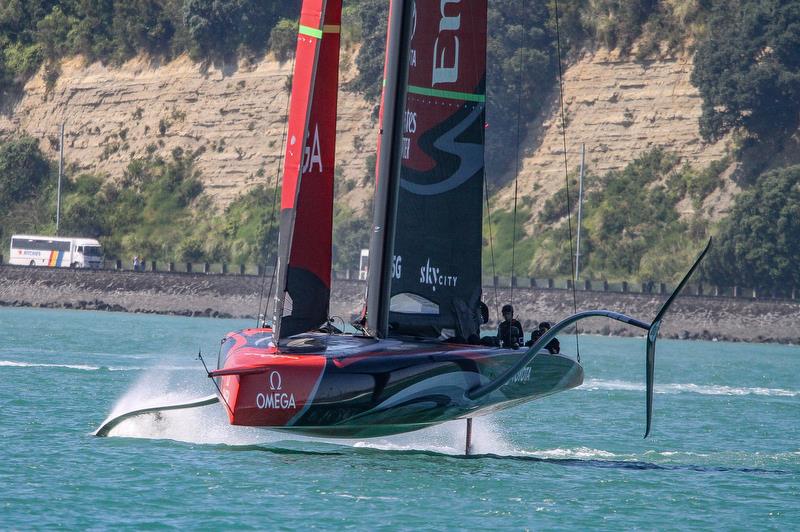 Te Aihe - Emirates Team New Zealand - Waitemata Harbour - November 4, 2019 - photo © Richard Gladwell / Sail-World.com