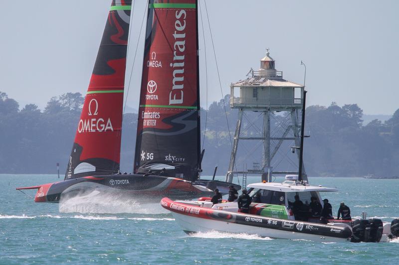 Te Aihe - Emirates Team New Zealand - Waitemata Harbour - November 4, 2019 - photo © Richard Gladwell / Sail-World.com