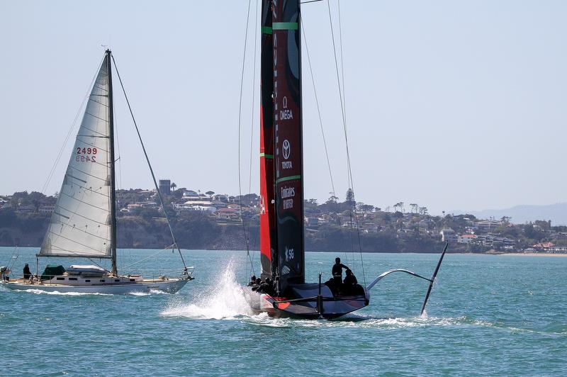 Te Aihe - Emirates Team New Zealand - Waitemata Harbour - November 4, 2019 - photo © Richard Gladwell / Sail-World.com