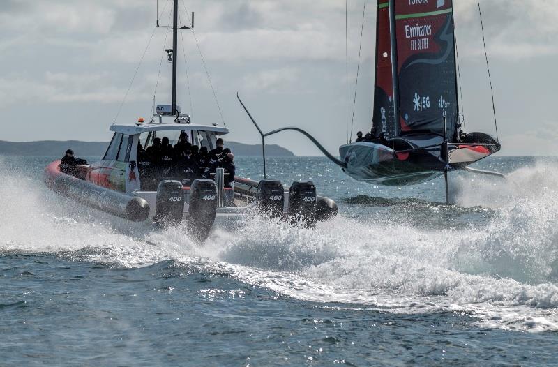 Emirates Team New Zealand's AC75 'Te Aihe' on the Waitemata Harbour - 36th America's Cup - photo © Emirates Team New Zealand