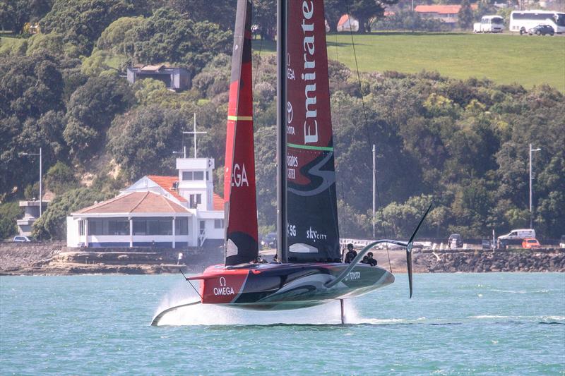 Emirates Team New Zealand's Te Aihe, Wiatemata Harbour, November 4, 2019 - photo © Richard Gladwell, Sail-World.com / nz