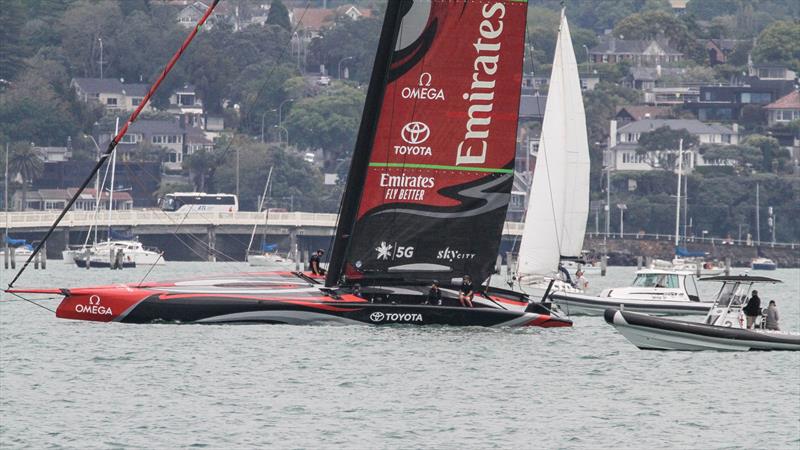 Emirates Team New Zealand's Te Aihe, Waitemata Harbour, November 6, 2019 - photo © Richard Gladwell / Sail-World.com