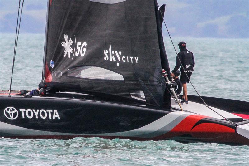 Emirates Team New Zealand's Te Aihe, Waitemata Harbour, November 6, 2019 - photo © Richard Gladwell / Sail-World.com