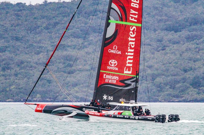 Emirates Team New Zealand's Te Aihe, Waitemata Harbour, November 6, 2019 - photo © Richard Gladwell / Sail-World.com