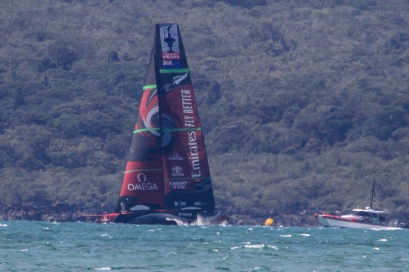 Emirates Team New Zealand's Te Aihe, Waitemata Harbour, November 7, 2019 - photo © Richard Gladwell / Sail-World.com