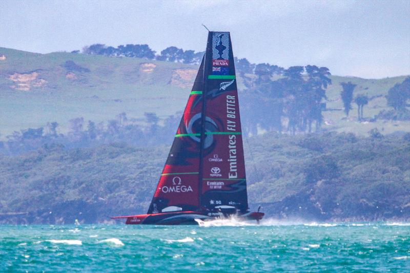 Emirates Team New Zealand's Te Aihe, Waitemata Harbour, November 7, 2019 - photo © Richard Gladwell / Sail-World.com