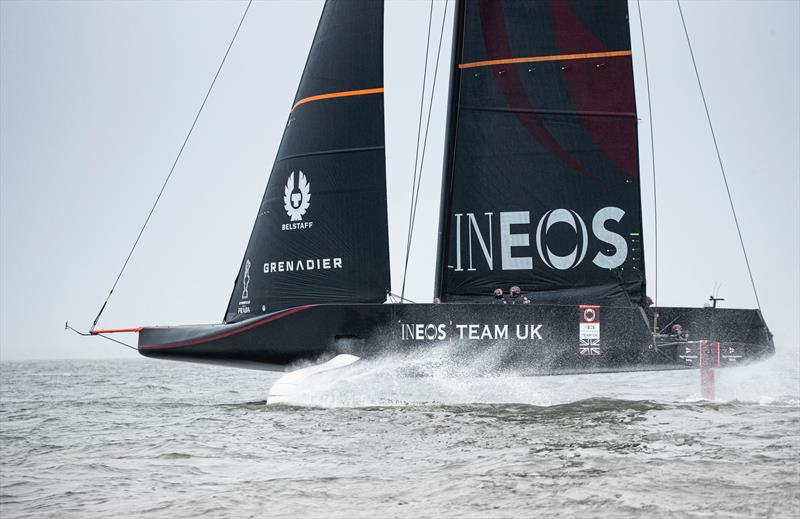 INEOS Team UK training on the Solent out of their base in Portsmouth - photo © Harry KH / INEOS Team UK