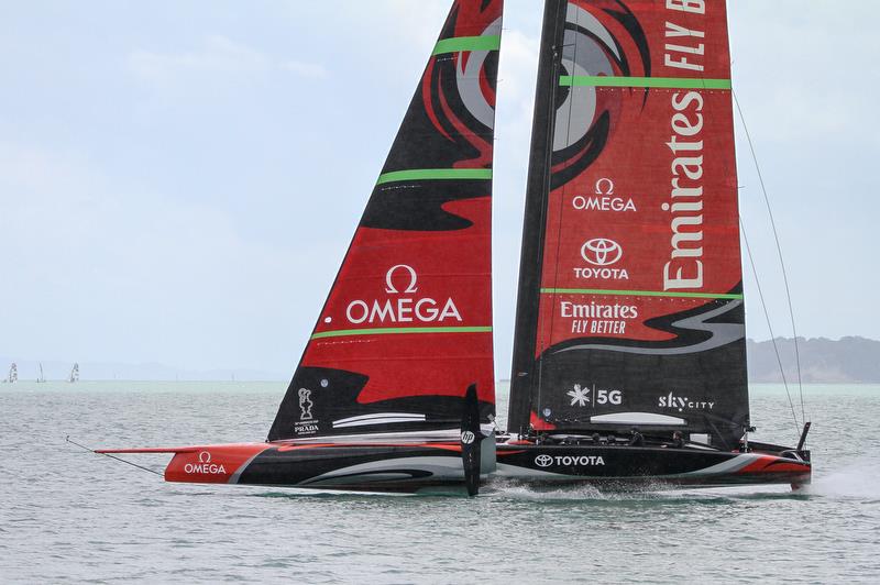 Emirates Team New Zealand - Waitemata Harbour - November 20, 2019 photo copyright Richard Gladwell / Sail-World.com taken at Royal New Zealand Yacht Squadron and featuring the AC75 class