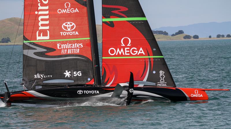 Emirates Team New Zealand - AC75 - Te Aihe - December 11, 2019, Waitemata Harbour photo copyright Richard Gladwell / Sail-World.com taken at Royal New Zealand Yacht Squadron and featuring the AC75 class