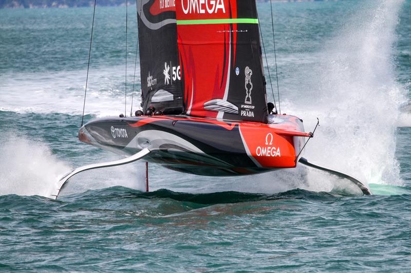 Emirates Team New Zealand - AC75 - Te Aihe - December 11, 2019, Waitemata Harbour photo copyright Richard Gladwell / Sail-World.com taken at Royal New Zealand Yacht Squadron and featuring the AC75 class