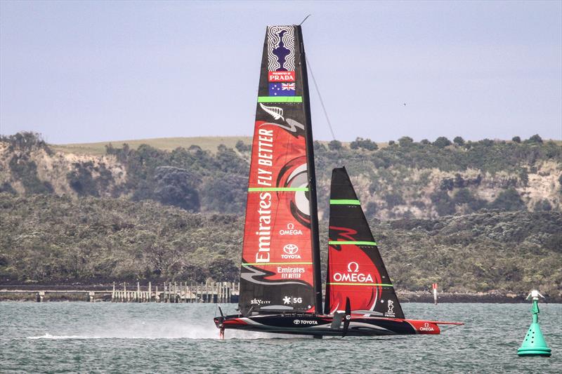 Emirates Team New Zealand - AC75 - Te Aihe - December 11, 2019, Waitemata Harbour photo copyright Richard Gladwell / Sail-World.com taken at Royal New Zealand Yacht Squadron and featuring the AC75 class