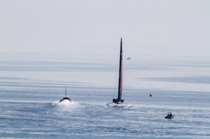 Emirates Team New Zealand - Waitemata Harbour - January 13, 2020 photo copyright Richard Gladwell / Sail-World.com taken at Royal New Zealand Yacht Squadron and featuring the AC75 class