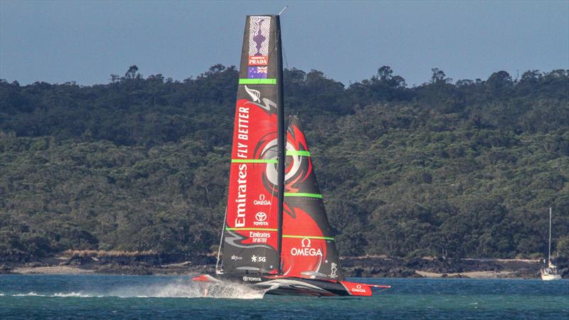 Emirates Team New Zealand - Waitemata harbour - January 15, 2020 photo copyright Richard Gladwell / Sail-World.com taken at Royal New Zealand Yacht Squadron and featuring the AC75 class