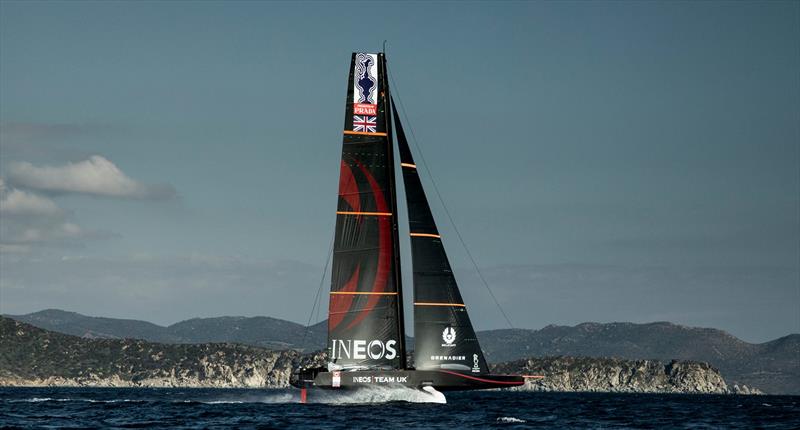 INEOS Team UK - Cagliari, Sardinia - January 2020 photo copyright INEOS Team UK taken at Royal Yacht Squadron and featuring the AC75 class