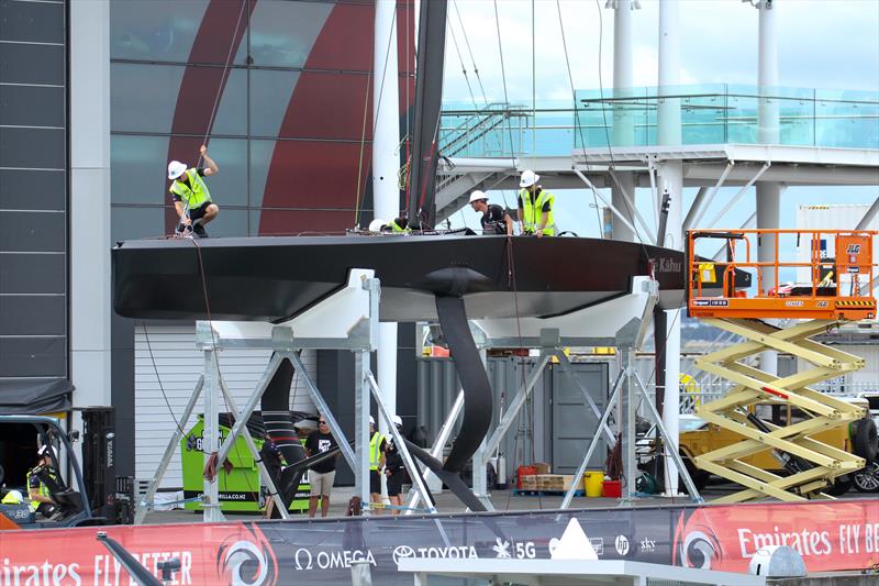 - Emirates Team New Zealand - Test boat launch - January 22, 2020 photo copyright Richard Gladwell / Sail-World.com taken at Royal New Zealand Yacht Squadron and featuring the AC75 class