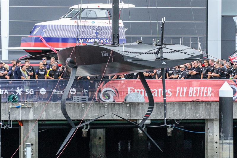 - Emirates Team New Zealand - Test boat launch - January 22, 2020 photo copyright Richard Gladwell / Sail-World.com taken at Royal New Zealand Yacht Squadron and featuring the AC75 class