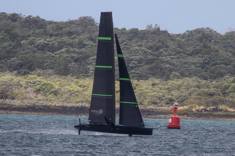 Te Kahu - first sail - Emirates Team New Zealand test AC75 - Waitemata Harbour - January 28, 2020 - photo © Richard Gladwell / Sail-World.com