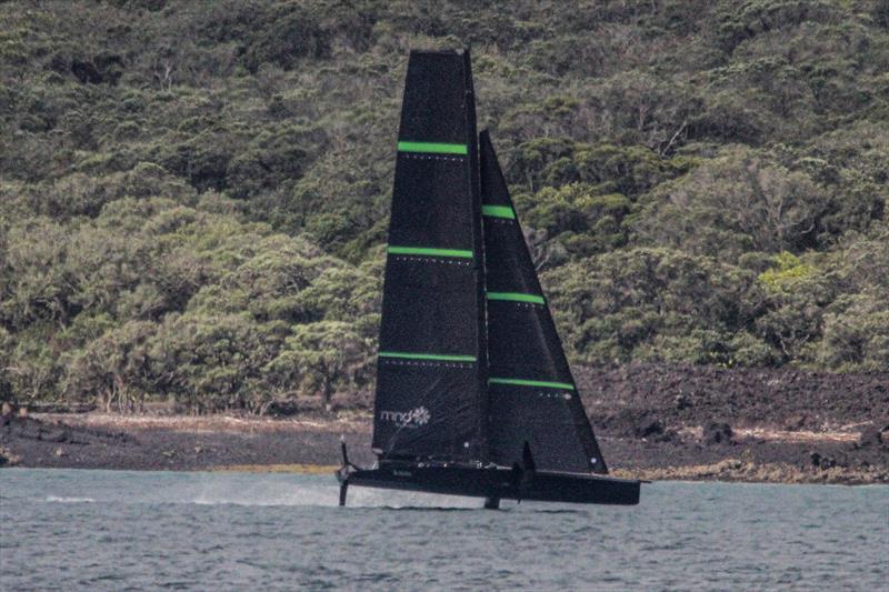 Te Kahu - first sail - Emirates Team New Zealand test AC75 - Waitemata Harbour - January 28, 2020 - photo © Richard Gladwell / Sail-World.com