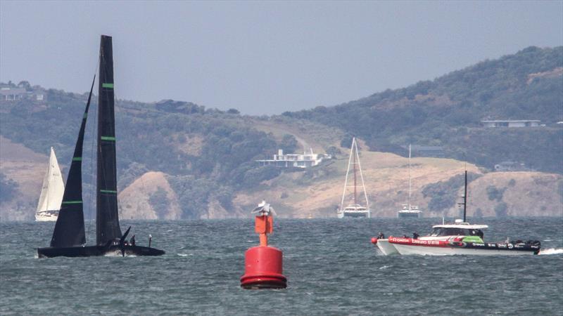 Te Kahu - first sail - Emirates Team New Zealand test AC75 - Waitemata Harbour - January 28, 2020 - photo © Richard Gladwell / Sail-World.com