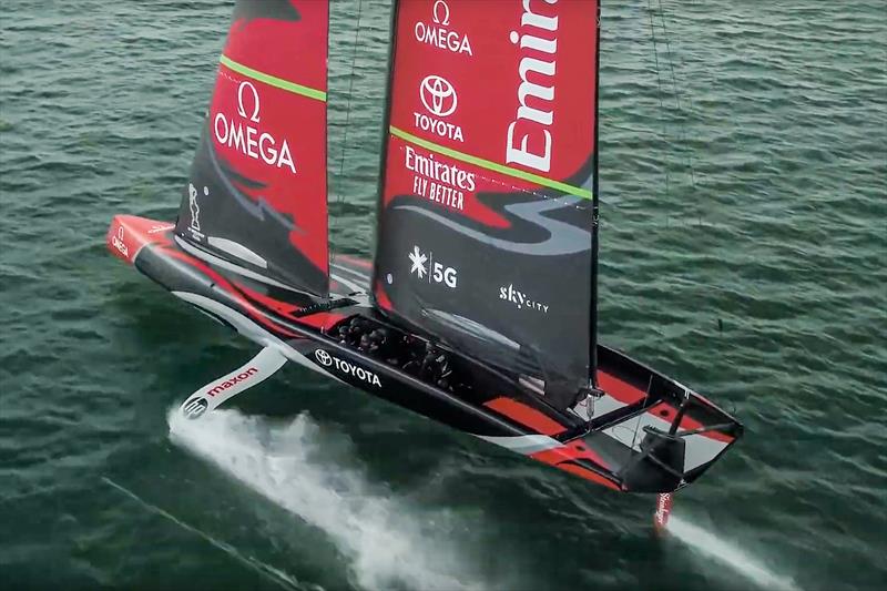 Emirates Team NZ's AC75 - December 2019 - photo © Emirates Team New Zealand