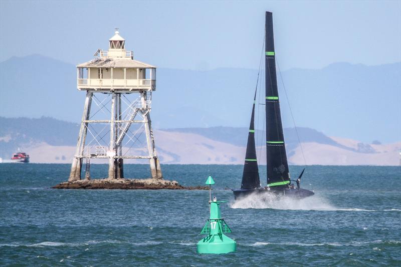 Te Kahu - Emirates Team NZ's test boat - Waitemata Harbour - February 11, 2020 - photo © Richard Gladwell / Sail-World.com