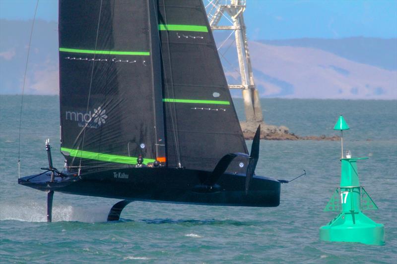 Te Kahu - Emirates Team NZ's test boat - Waitemata Harbour - February 11, 2020 - photo © Richard Gladwell / Sail-World.com