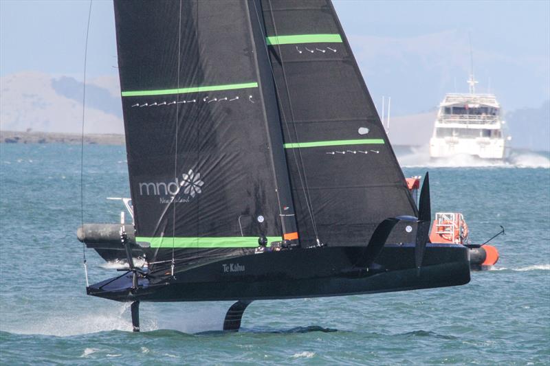 Te Kahu - Emirates Team NZ's test boat - Waitemata Harbour - February 11, 2020 - photo © Richard Gladwell / Sail-World.com