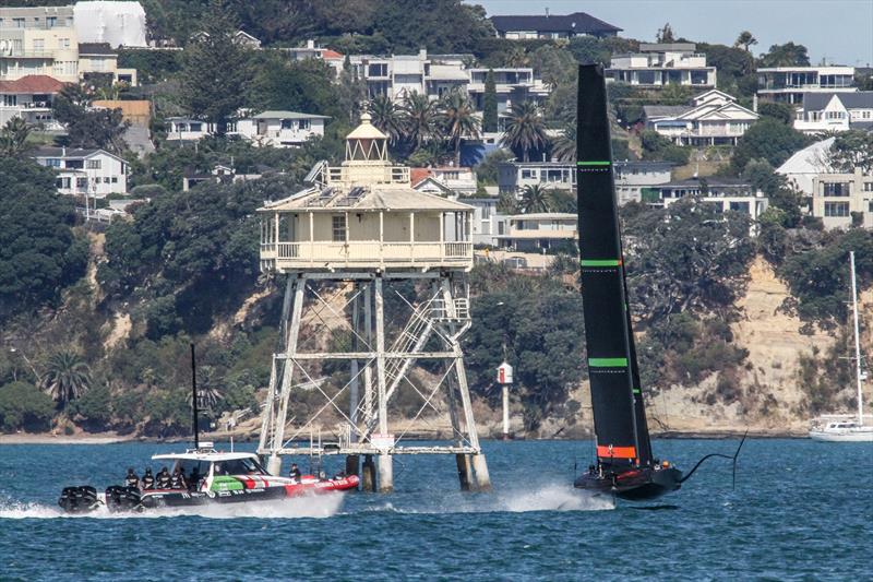 - Te Kahu - Emirates Team New Zealand - Waitemata Harbour - February 20, 2020 photo copyright Richard Gladwell / Sail-World.com taken at Royal New Zealand Yacht Squadron and featuring the AC75 class