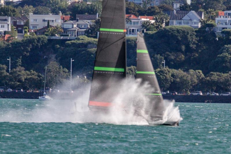 - Te Kahu - Emirates Team New Zealand - Waitemata Harbour - February 20, 2020 photo copyright Richard Gladwell / Sail-World.com taken at Royal New Zealand Yacht Squadron and featuring the AC75 class