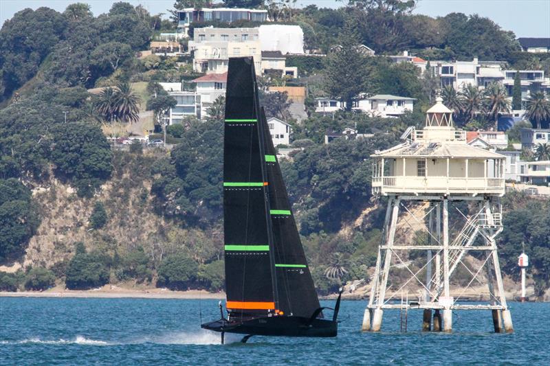 - Te Kahu - Emirates Team New Zealand - Waitemata Harbour - February 20, 2020 photo copyright Richard Gladwell / Sail-World.com taken at Royal New Zealand Yacht Squadron and featuring the AC75 class