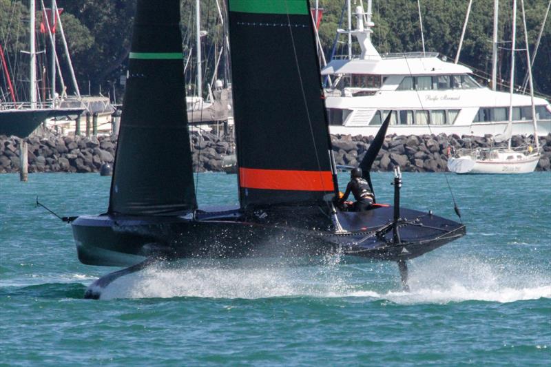 - Te Kahu - Emirates Team New Zealand - Waitemata Harbour - February 20, 2020 photo copyright Richard Gladwell / Sail-World.com taken at Royal New Zealand Yacht Squadron and featuring the AC75 class