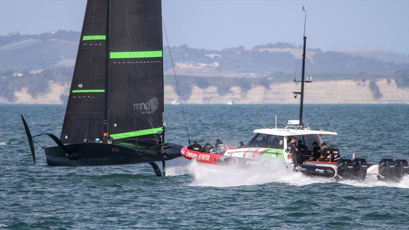 - Te Kahu - Emirates Team New Zealand - Waitemata Harbour - February 19, 2020 photo copyright Richard Gladwell / Sail-World.com taken at Royal New Zealand Yacht Squadron and featuring the AC75 class