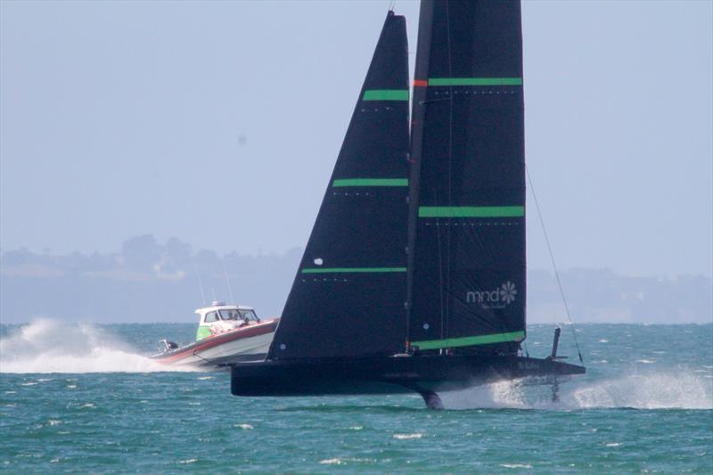 - Te Kahu - Emirates Team New Zealand - Waitemata Harbour - February 19, 2020 photo copyright Richard Gladwell / Sail-World.com taken at Royal New Zealand Yacht Squadron and featuring the AC75 class