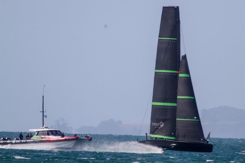 - Te Kahu - Emirates Team New Zealand - Waitemata Harbour - February 19, 2020 photo copyright Richard Gladwell / Sail-World.com taken at Royal New Zealand Yacht Squadron and featuring the AC75 class