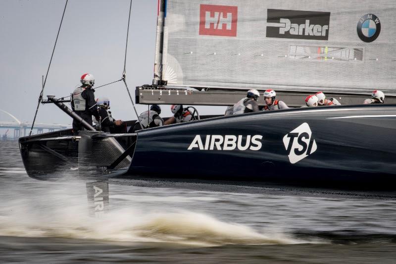 New York Yacht Club American Magic's cutting-edge AC75 racing boat, Defiant, undergoes testing in Pensacola, Florida photo copyright American Magic / Will Ricketson taken at New York Yacht Club and featuring the AC75 class