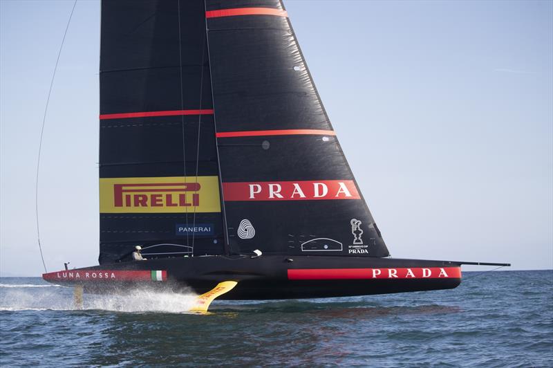 Luna Rossa training in Cagliari photo copyright Carlo Borlenghi taken at Circolo della Vela Sicilia and featuring the AC75 class