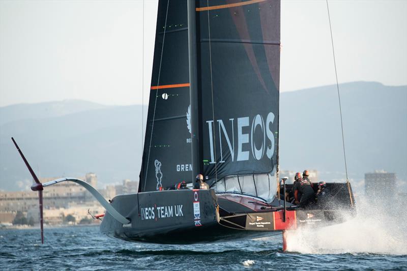 AC75 Britannia - INEOS Team UK - training at their winter base camp in Cagliari, Italy - February 2020 - photo © Lloyd Images