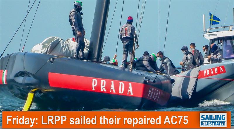 Luna Rossa Prada Pirelli - Cagliari, Sardinia - photo © Sailing Illustrated