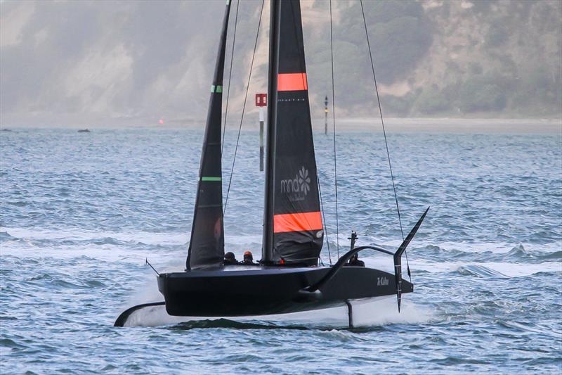 Te Kaahu - Emirates Team New Zealand's test boat - July 7, 2020 - Waitemata Harbour - photo © Richard Gladwell / Sail-World.com