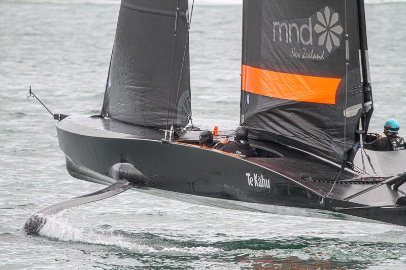 Emirates Team New Zealand appear to have made a good call with their test boat Te Kaahu - photo © Richard Gladwell / Sail-World.com