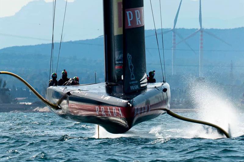 Luna Rossa Prada Pirelli training off their base in Cagliari, Sardinia - June 2020 - photo © Carlo Borlenghi / Luna Rossa