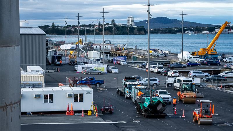 American Magic arrives in Auckland - June 30, 2020 photo copyright Richard Gladwell / Sail-World.com taken at Royal New Zealand Yacht Squadron and featuring the AC75 class