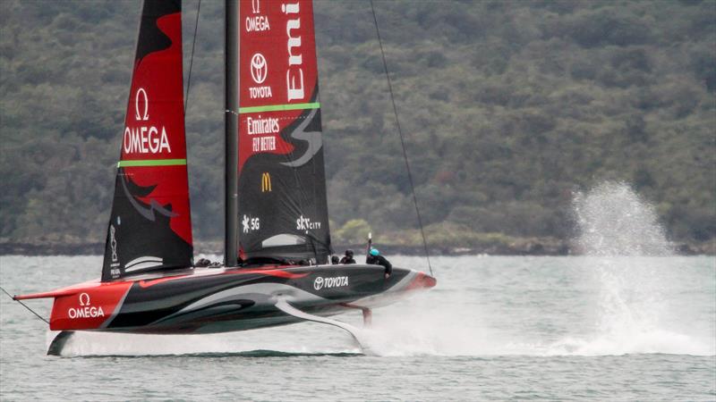 Emirates Team NZ' s AC75 Te Aihe - Auckland - July 1, 2020 photo copyright Richard Gladwell / Sail-World.com taken at Royal New Zealand Yacht Squadron and featuring the AC75 class
