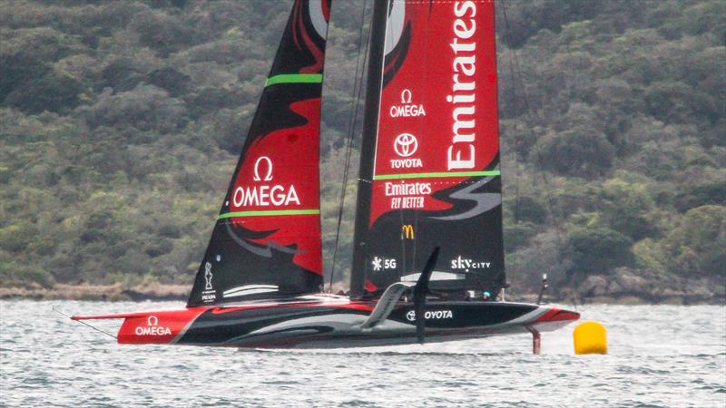 Emirates Team NZ' s AC75 Te Aihe - Auckland - July 1, 2020 photo copyright Richard Gladwell / Sail-World.com taken at Royal New Zealand Yacht Squadron and featuring the AC75 class