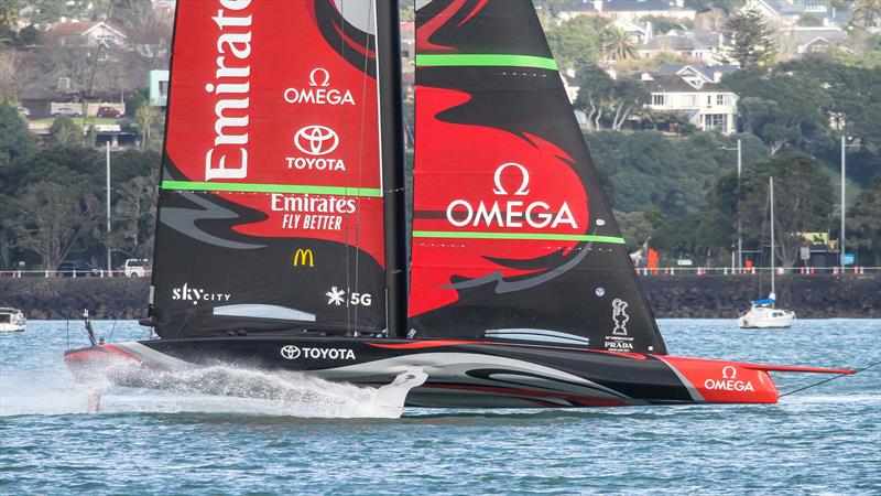 Emirates Team NZ - Te Aihe - Auckland - July 9, 2020 photo copyright Richard Gladwell / Sail-World.com taken at Royal New Zealand Yacht Squadron and featuring the AC75 class