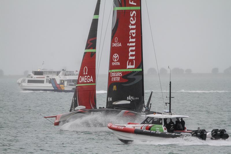 Emirates Team NZ - Te Aihe - Auckland - July 9, 2020 photo copyright Richard Gladwell / Sail-World.com taken at Royal New Zealand Yacht Squadron and featuring the AC75 class