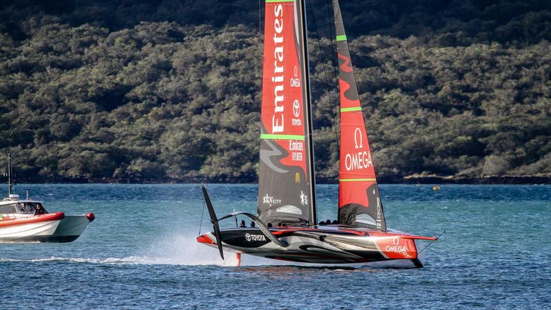 Te Aihe  - AC75 - Emirates Team New Zealand, July 12, Waitemata Harbour, Auckland, New Zealand - photo © Richard Gladwell / Sail-World.com