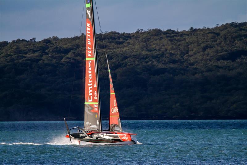 Te Aihe  - AC75 - Emirates Team New Zealand, July 12, Waitemata Harbour, Auckland, New Zealand - photo © Richard Gladwell / Sail-World.com