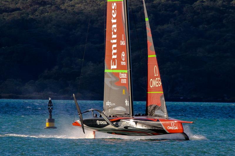 Te Aihe - AC75 - Emirates Team New Zealand - July 12, 2020 - Waitemata Harbour, Auckland, New Zealand - photo © Richard Gladwell / Sail-World.com