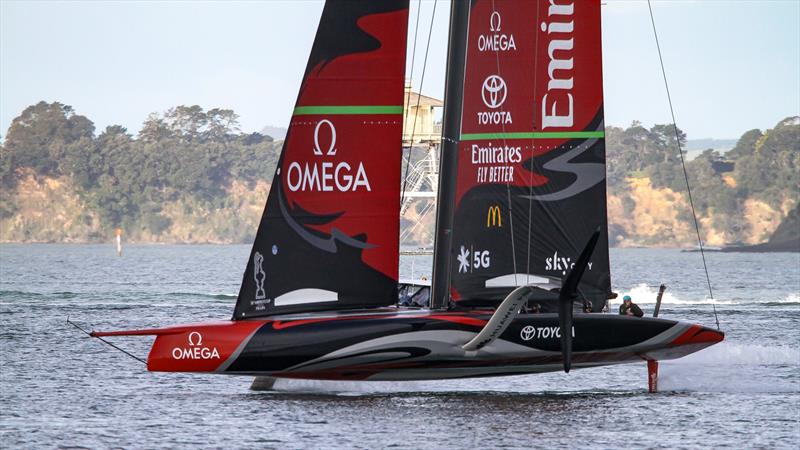 Te Aihe - AC75 - Emirates Team New Zealand - July 13, 2020 - Waitemata Harbour, Auckland, New Zealand - photo © Richard Gladwell / Sail-World.com